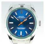 Rolex Milgauss 2015 stahl - blaues Ziffernblatt